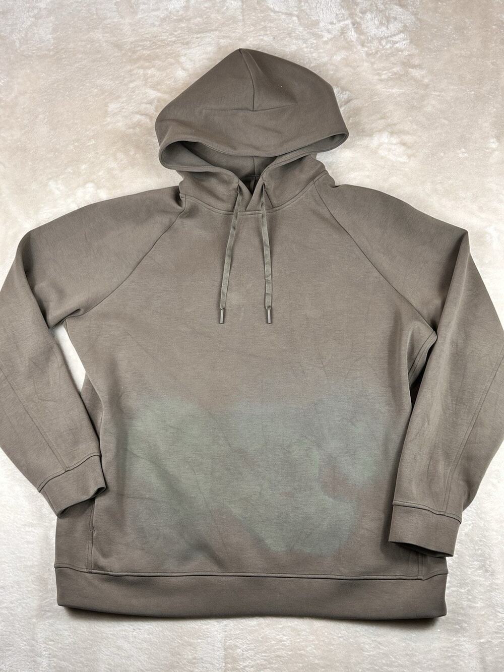 Lululemon Smooth Spacer Pullover Hoodie Mens XL Gray Performance Running Gym